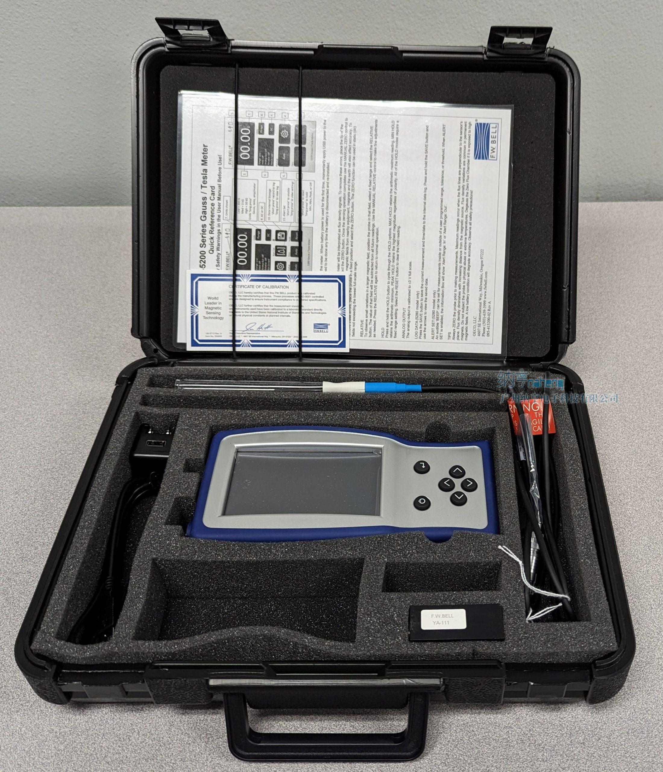 美國FWBELL 貝爾5270便攜式觸摸屏高斯計(jì)